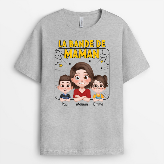 4156AFR2 tee shirt personnalise la bande de papa bande dessinee 4156a3h0a