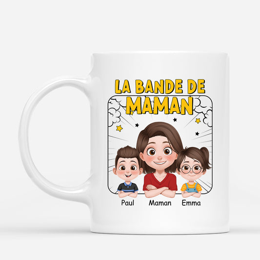 4156MFR1 mug personnalise la bande de maman bande dessinee 4156m
