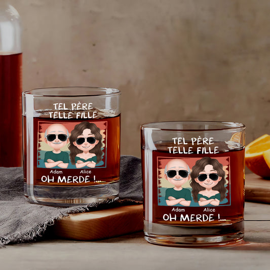 4158IFR1 verre a whisky personnalisee tel pere telle fille design cartoon 4158i3q0b
