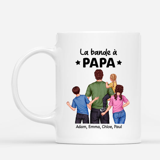 4174MFR1 mug personnalise la bande a papa famille tourner le dos 4174m6h0b