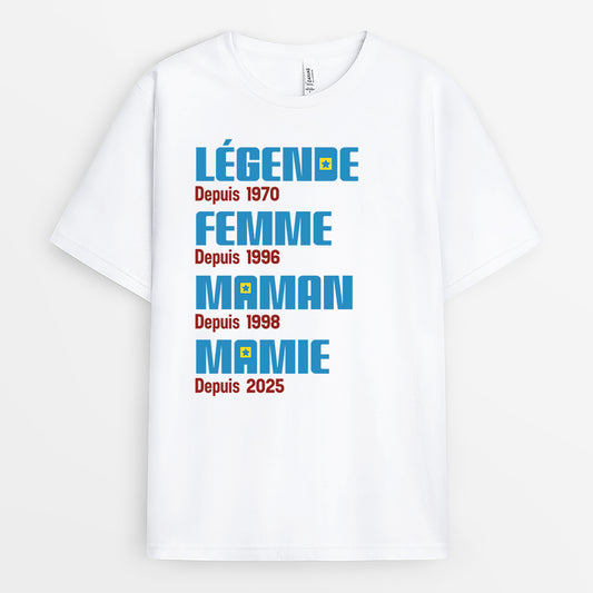 4185AFR1 t shirt femme personnalise femme maman mamie depuis version pop 4185a8l5a