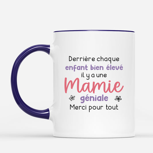 4225MFR2 mug personnalise maman derriere chaque enfant bien eleve design cartoon 4225m8m0a