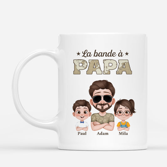 4231MFR1 mug personnalise_ la bande a papa soldat 4231m3h0b