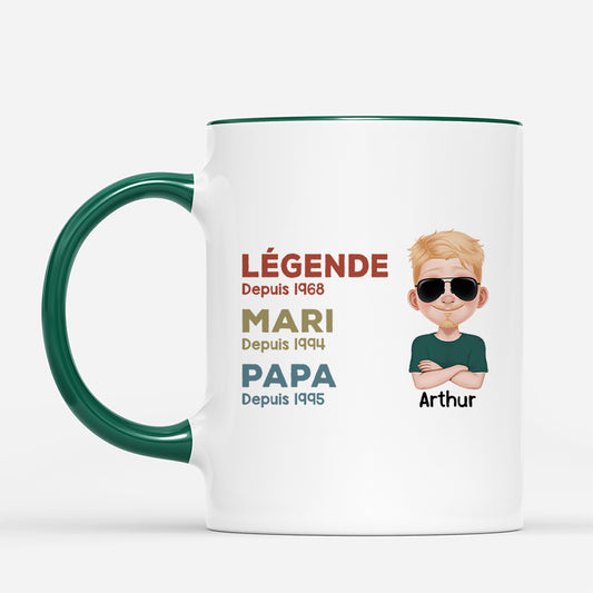 4235MFR2 mug personnalise legende femme maman mamie design cartoon 4235m5l5a