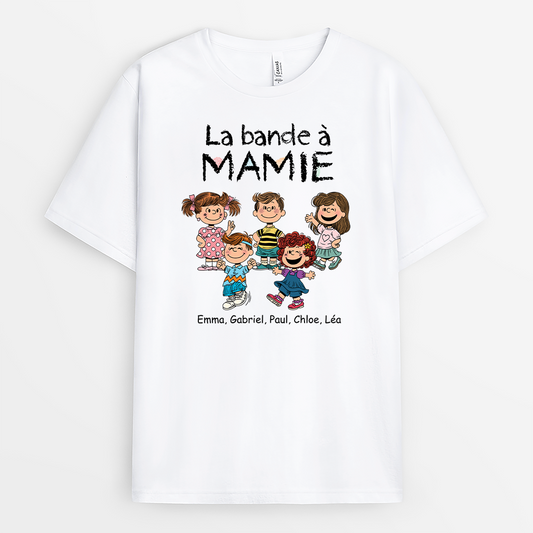 4238AFR1 tee shirt personnalise la bande a mamie version bd 4238a5h8a
