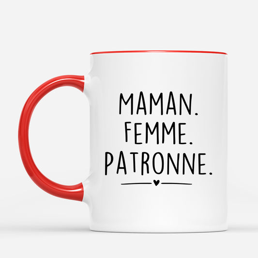 4241MFR2 mug personnalise maman femme patronne design cartoon 4241m