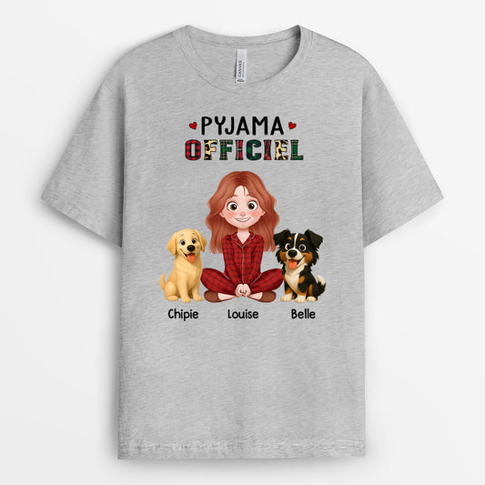 4247AFR2 t shirt personnalise avec chien t shirt de nuit officiel cartoon 4247a6t5c