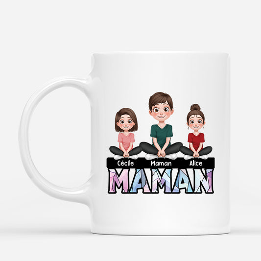 4254MFR1 mug personnalise maman design carton version vitrail 4254m8m0a