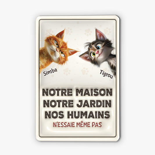 4257EFR1 plaque personnalise avec chat nessaie meme pas 4257e8l5d