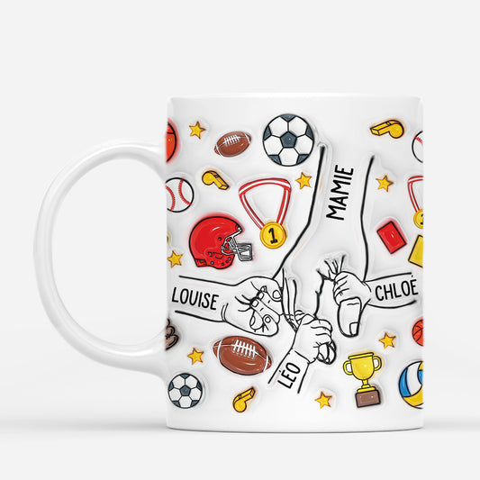 4261MFR2 effet dimpression 3d mug personnalise maman sport 4261m865a