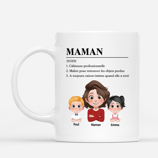 4278MFR1 mug personnalise definition de maman design cartoon 4278mkh0a