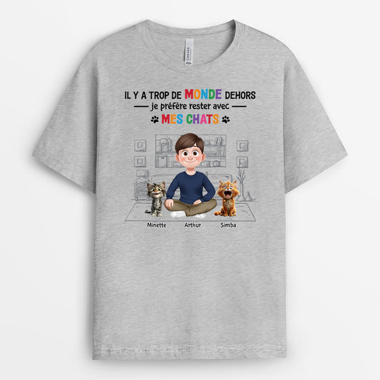 4285AFR2 t shirt personnalise chat mieux avex mes chats 4285akk0d