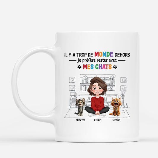 4285MFR1 mug personnalise mieux avex mes chats 4285mkk0d