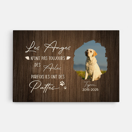 4315CFR1 toile personnalise chien avec citation 4315ctl5c_57dd2355 1a1c 4978 ac32 d205cb68b85a