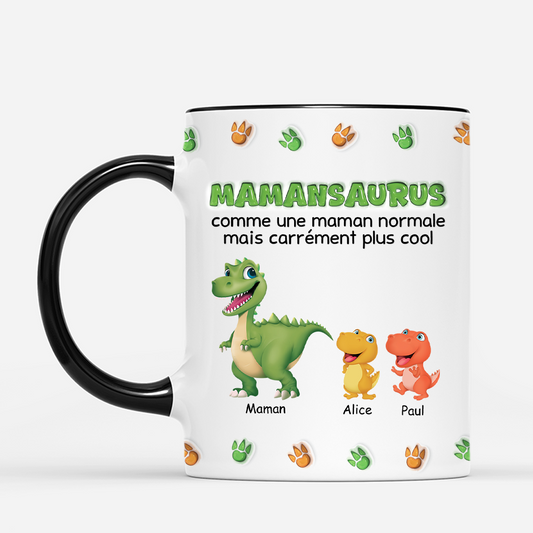 4322MFR2 effet dimpression 3d mug personnalise papasaurus design cartoon 4322m8t7b