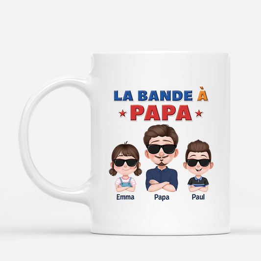 4341MFR1 mug personnalise la bande a papa cool design cartoon colore 4341m9h0b