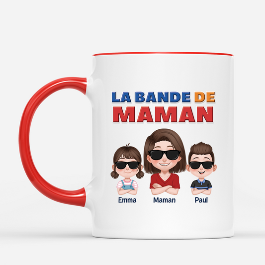 4341MFR2 mug personnalise la bande a papa cool design cartoon colore 4341m9h0b