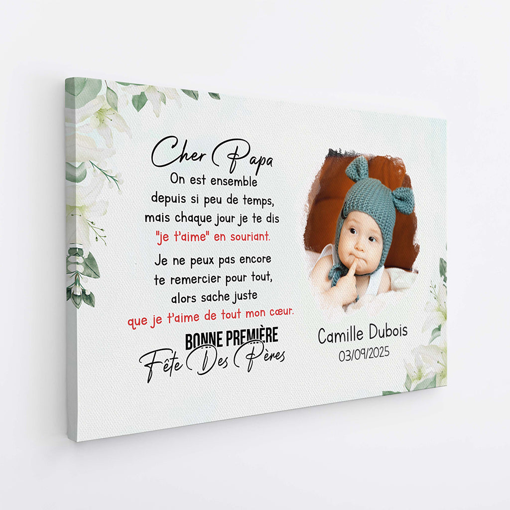 4342CFR2 toile personnalisable maman bonne premiere fete des meres photo 4342c8t5a
