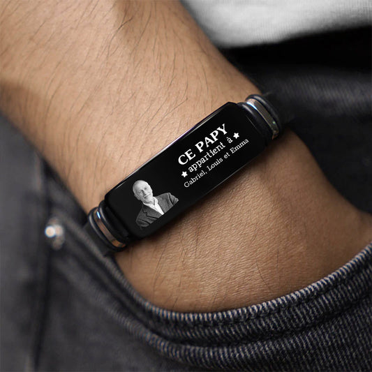 4353JFR2 bracelet personnalise pour papa des souvenirs photos 4353j6l5b_fbb0cc0e a8f6 4281 b940 f15687c96825