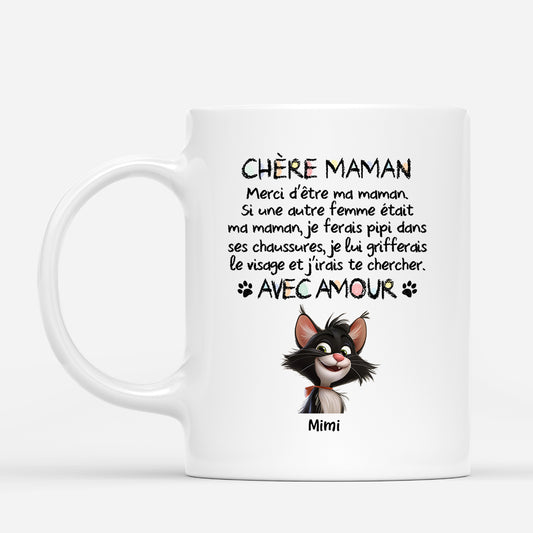 4360MFR1 mug personnalise maman chat humour 4360m8kd