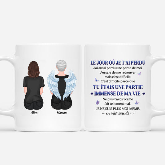4372FR1 mug commemoratif personnalise le jour ou je t_ai perdue 4372