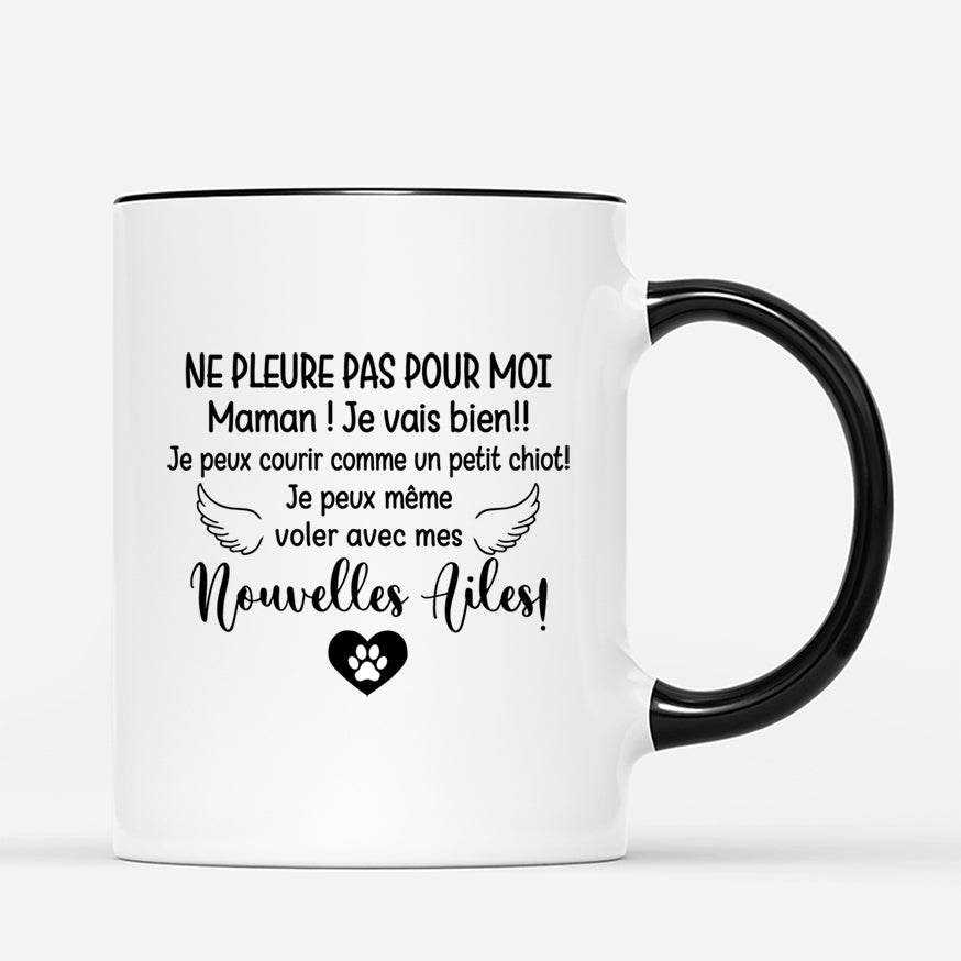 4375MFR3 mug personnalise chat avec photo ne pleure pas pour moi maman 4375m3u5d