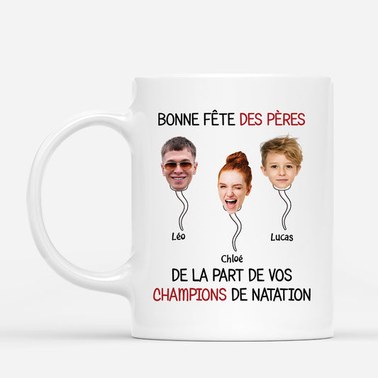 4390MFR1 mug pour papa personnalise vos champions de natation photo 4390mtq8b