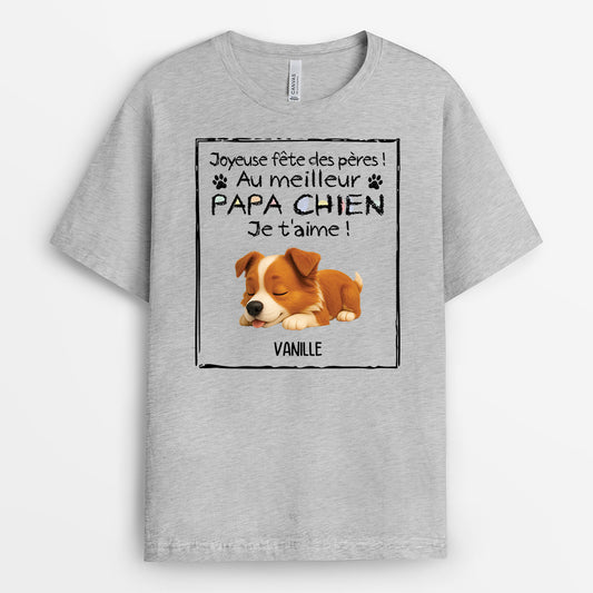 4419AFR2 tee shirt personnalise joyeuse fete des peres de chien 4419akmtc_e109e6b0 6a9f 423e b967 734c174d5d48