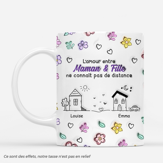 4420MFR1 effet dimpression 3d mug personnalise lamour entre maman et fille 4420m
