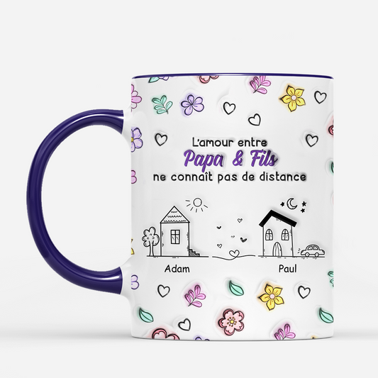 4420MFR2 effet dimpression 3d mug personnalise lamour entre maman et fille 4420m
