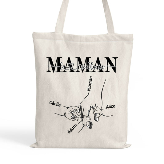 4423BFR1 tote bag a personnaliser la meilleure maman mamie 4423bcf5a