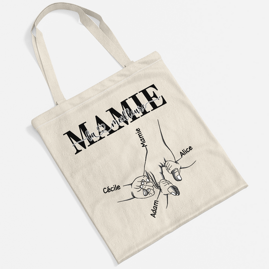 4423BFR2 tote bag a personnaliser la meilleure maman mamie 4423bcf5a