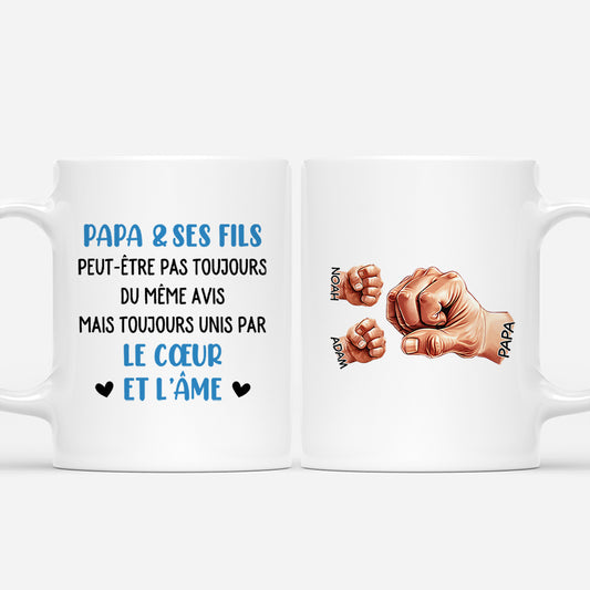 4427MFR1 mug personnalise papa et son fils 4427m6l0b