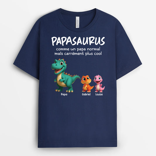 4428AFR2 tee shirt personnalise mamansaurus dessin 3d 4428a6t5a