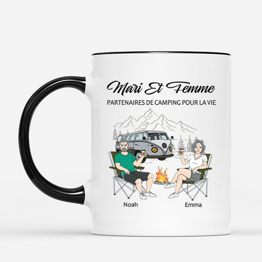 4448MFR2 mug personnalise couple humour partenaires de camping 4448mtq8g