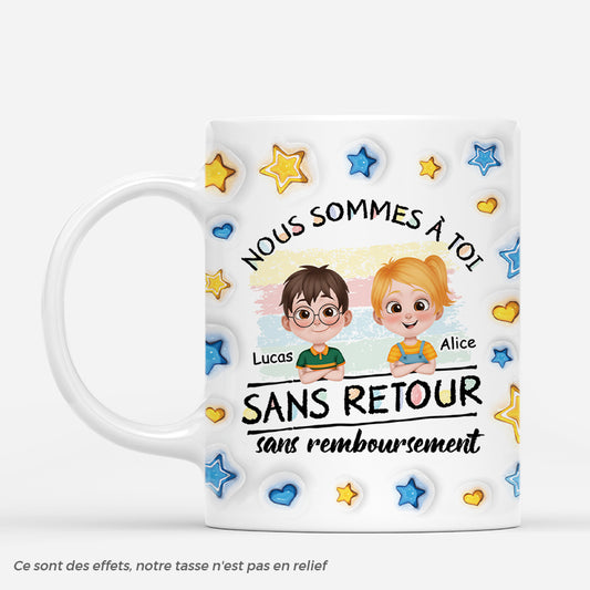 4454MFR1 mug personnalise enfant 3d aucun retour ni remboursement 4454m5t0b