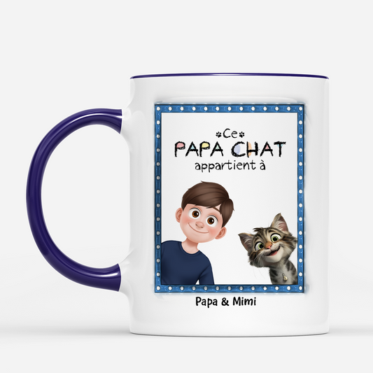 4470MFR2 mug personnalise cette maman chat mignon appartient a design cartoon 4470m8n5d