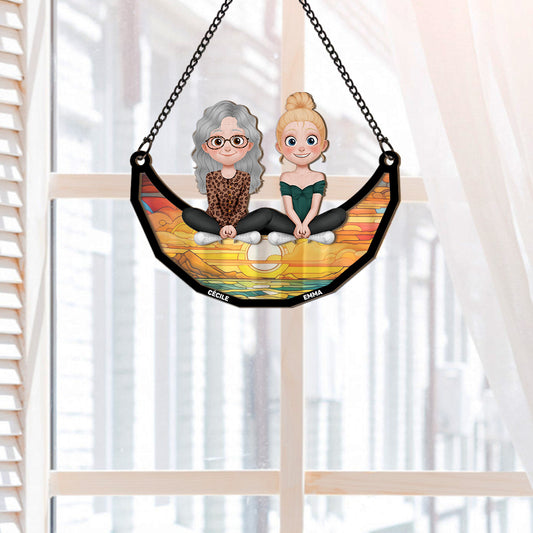 4495UFR2 attrape soleil vitrail personnalise meilleure amie 4495u5m0f