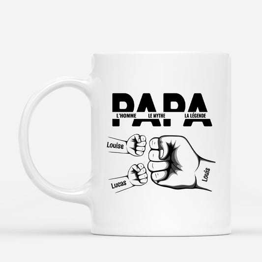 4502MFR1 mug personnalise papa lhomme le mythe la legende 4502m8qnb