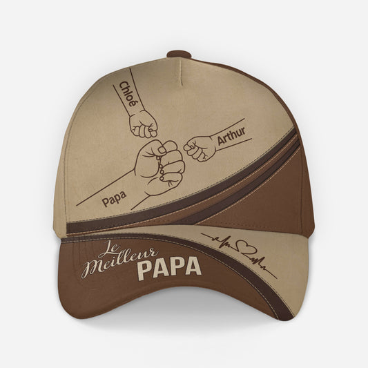 4522JFR1 casquette personnalisee homme le meilleur papa 4522jkqab