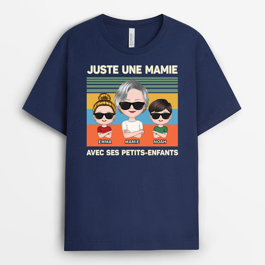 4533AFR2 t shirt personnalise juste un papa et son enfant cool 4533a5l8b
