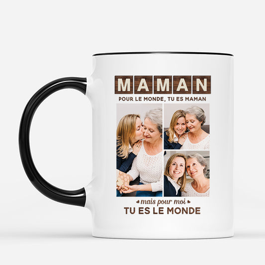 4558FR2 mug personnalise papa version bois avec photos 4558