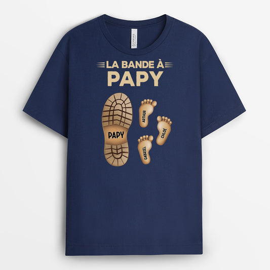 4583AFR2 t shirt personnalise la bande a papa chaussure et empreintes pied 4583a36ab