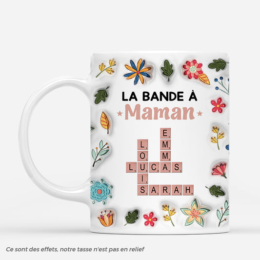 4591MFR1 effet dimpression 3d mug personnalise maman fleurs colorees et mots croises 4591m5t5a