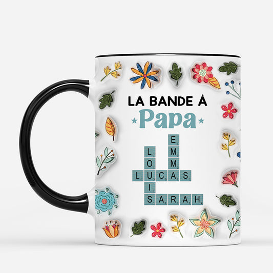 4591MFR2 effet dimpression 3d mug personnalise maman fleurs colorees et mots croises 4591m5t5a