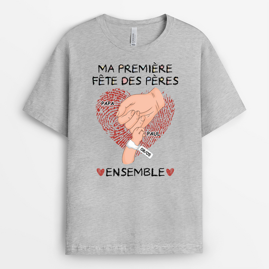 4595AFR2 t shirt maman personnalise ma premiere fete des meres ensemble version crayon 4595ath3a