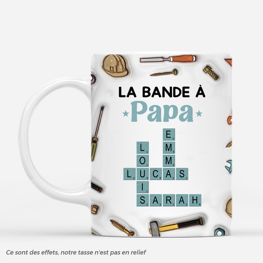 4611MFR1 effet dimpression 3d mug personnalise la bande a papy outils et mots croises 4611mth5b