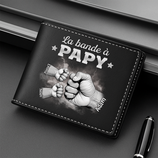 4625JFR2 portefeuille en cuir personnalise_ homme papy avec poings authentiques 4625jkh5b