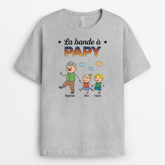 4626AFR2 t shirt personnalise la bande a maman dessin crayon colore 4626akm8a