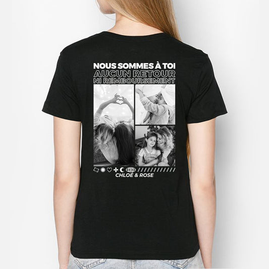 4669AFR2 t shirt personnalise papa aucun retour ni remboursement avec photos version monochrome 4669a5m5b_72246a2b b943 483a ab54 f08840ede0e1